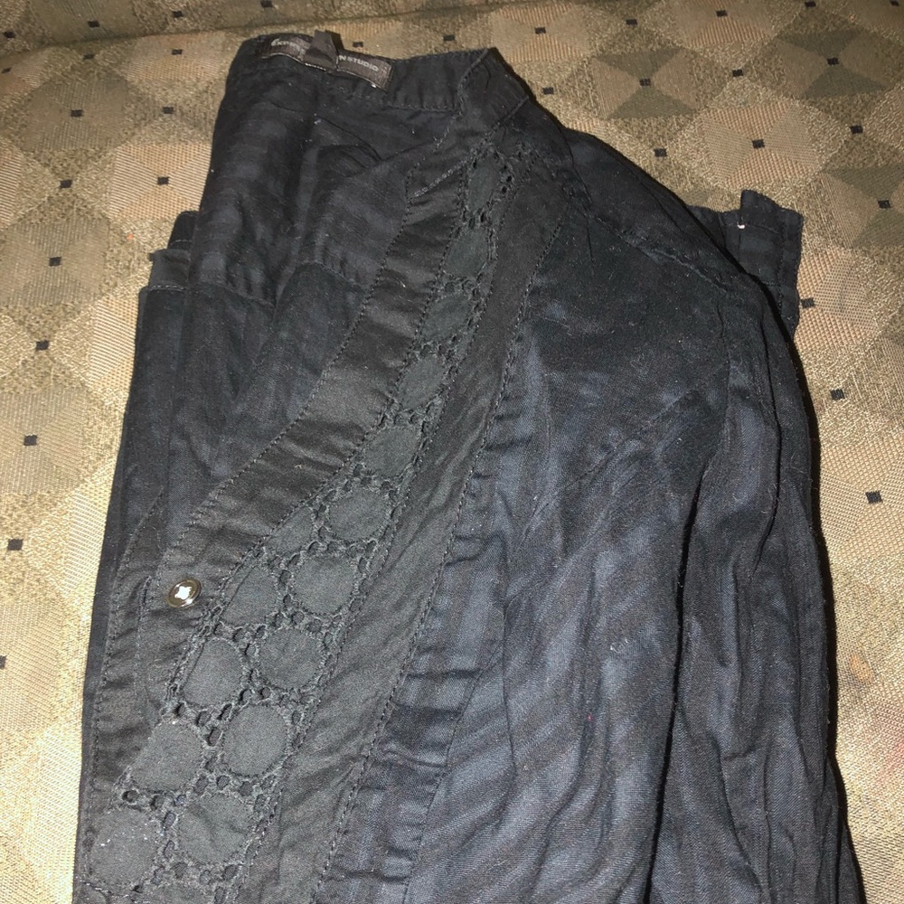 Long tee shirt black express